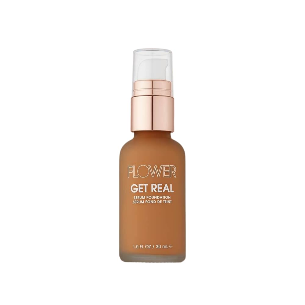 Flower Beauty, Get Real Serum Foundation, Caramel (Pack of 1)