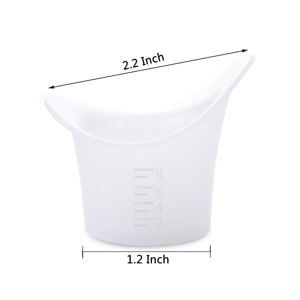 Soft Silicone Reusable Eye Wash Cup for Effective Eye Cleansing Eye Care Washing Cup Pack of 4