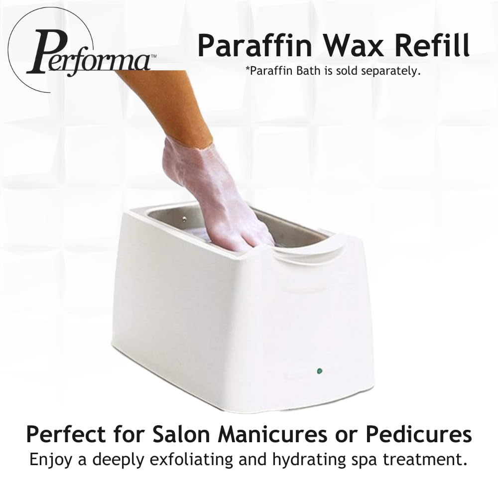 Performa Paraffin Wax Refill, 1 Pound Lavender Scented Beads, Case of 6, Paraffin Bath Wax, Medical Grade Paraffin Wax for Paraffin Bath, Wax Refill for Wax Bath, Good for Hands & Feet
