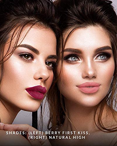 VASANTI Cosmetics Matte Crush Lipstick Pencil (Natural High - Nude Beige) - Long lasting, Water resisitant & Smudge proof - High Pigmented, Soft Matte Lip Liner Makeup