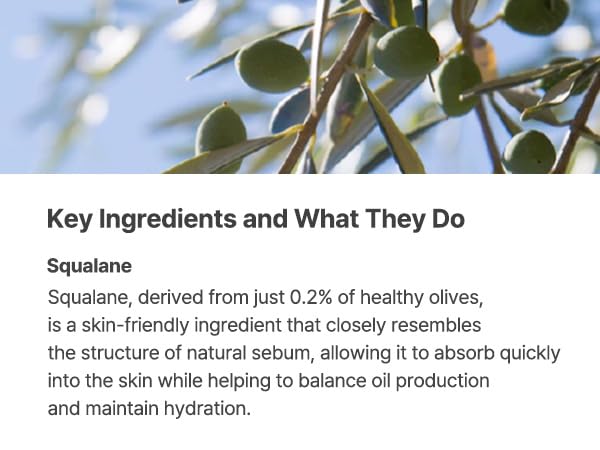 AQUA SQUALANE SERUM | Deeply hydrated Facial Serum for All Skin Type, Soothing, Pore Tightening and Sebum control Benefits, Korean Skin Care (1.69 Fl.Oz)