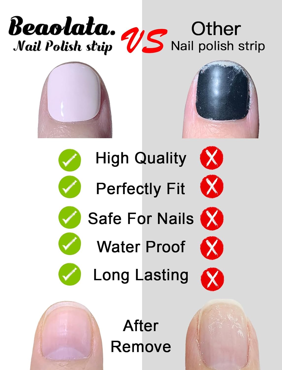 Nail Polish Strips, 32PCS Salon Quality Wraps, Long Lasting Gel Nail Stickers for Women Easy Apply& Remove (Net Grey White)