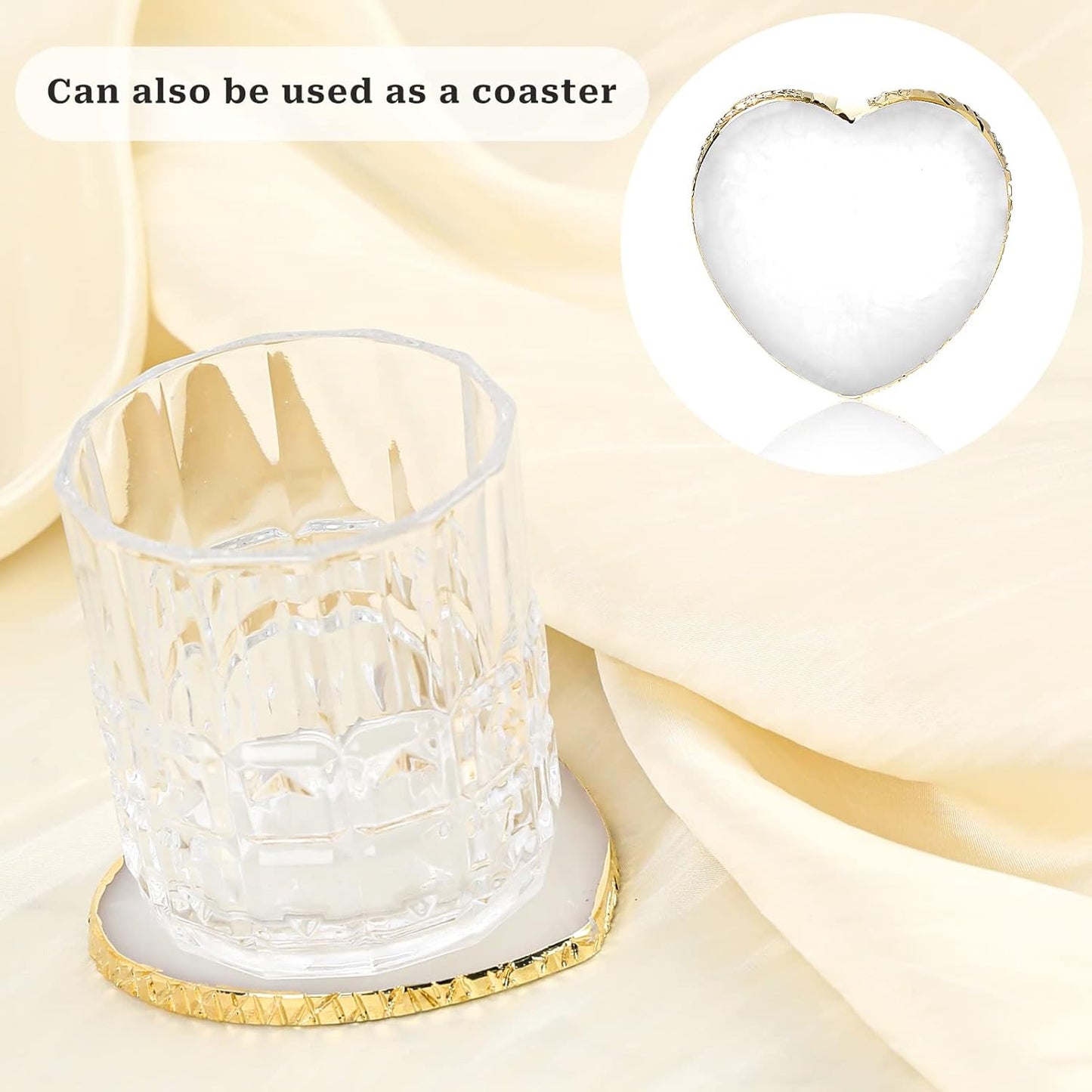 Resin Nail Art Palette Nail Mixing Palette Nail Art Painting Mixed Color Palettes Gold Edge Nail Holder Display Board Cosmetic Mixing Nail Art Palette Tools