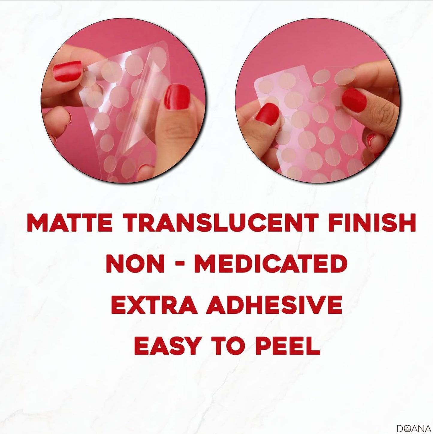 Korean Pimple Patches - 252 Count / Hydrocolloid Spot Stickers in 3 Sizes for Skin Imperfections. Covers Blemishes and Spots for Improved Appearance. Facial and Body Stickers, Day and Night Use