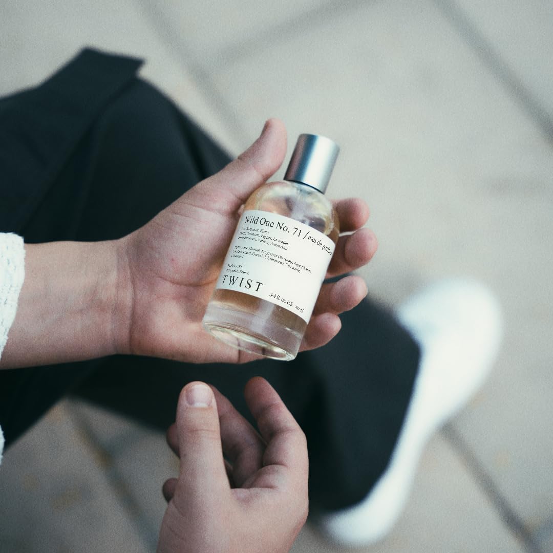 Twist Salt No. 75 - Eau De Parfum Inspired by J. Malone Wood Sage & Sea Salt, Long-Lasting Perfume For Women & Men, Paraben Free, Vegan, Clean Ingredients, Unisex - Spray 100 ml | 3.4 fl. oz.