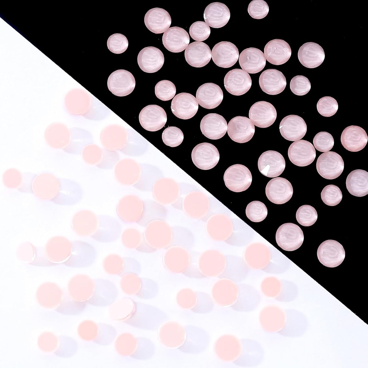 Mocha Lt.red Flatback Rhinestones, Glass Rhinestones for Nail Art and Craft, Glue Fix, Loose Crystal Gemstones(Mocha Lt.red, SS8, 1440pcs, 2.3-2.5mm)