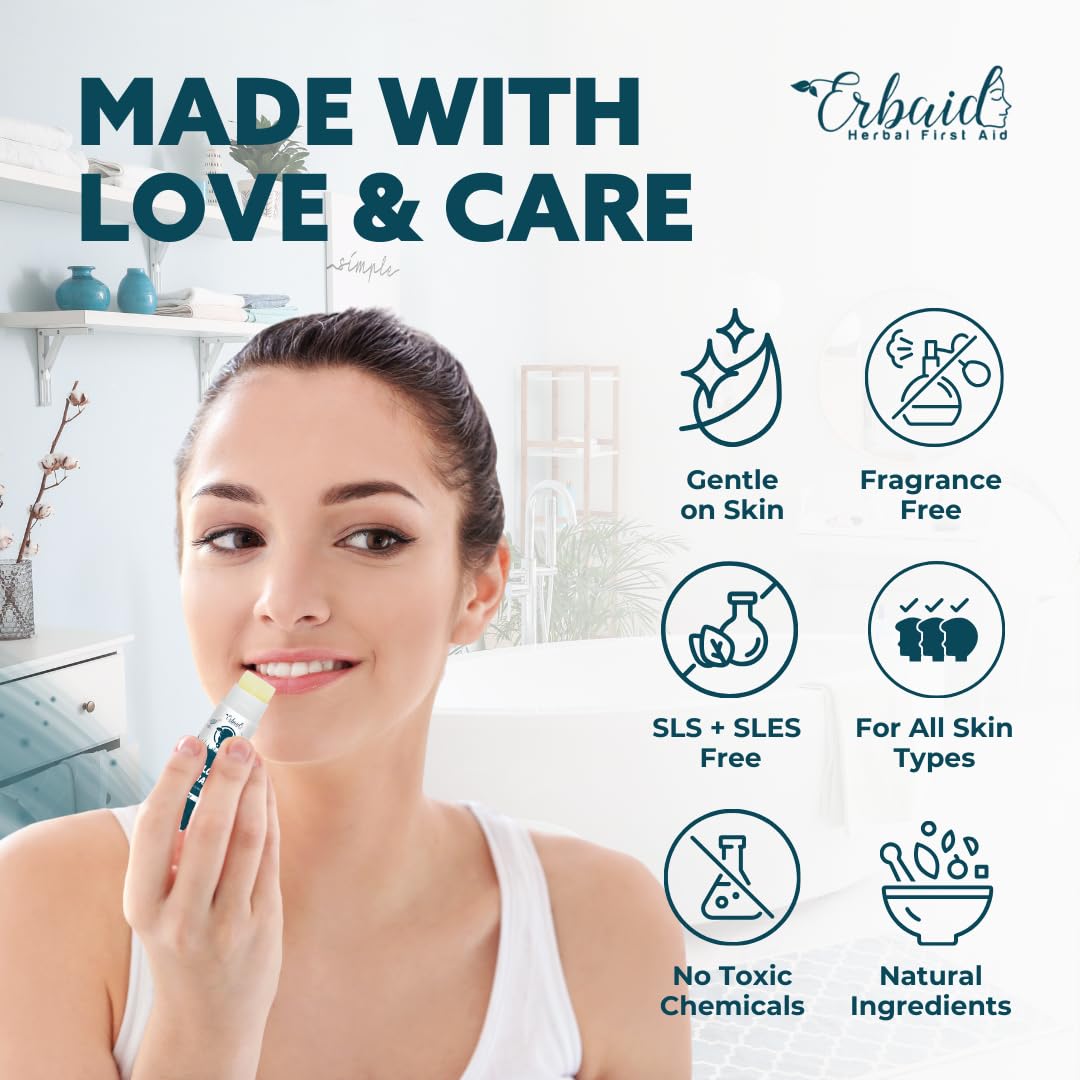 Beef Tallow Lip Balm – Natural Tallow Beeswax Chapstick – Hydrating Moisturizer Grass Fed Bison Tallow Balm Lip Care – Soothes Chapped, Dry Lips, Sensitive Skin – Long Lasting & Vitamin Rich USA-Made