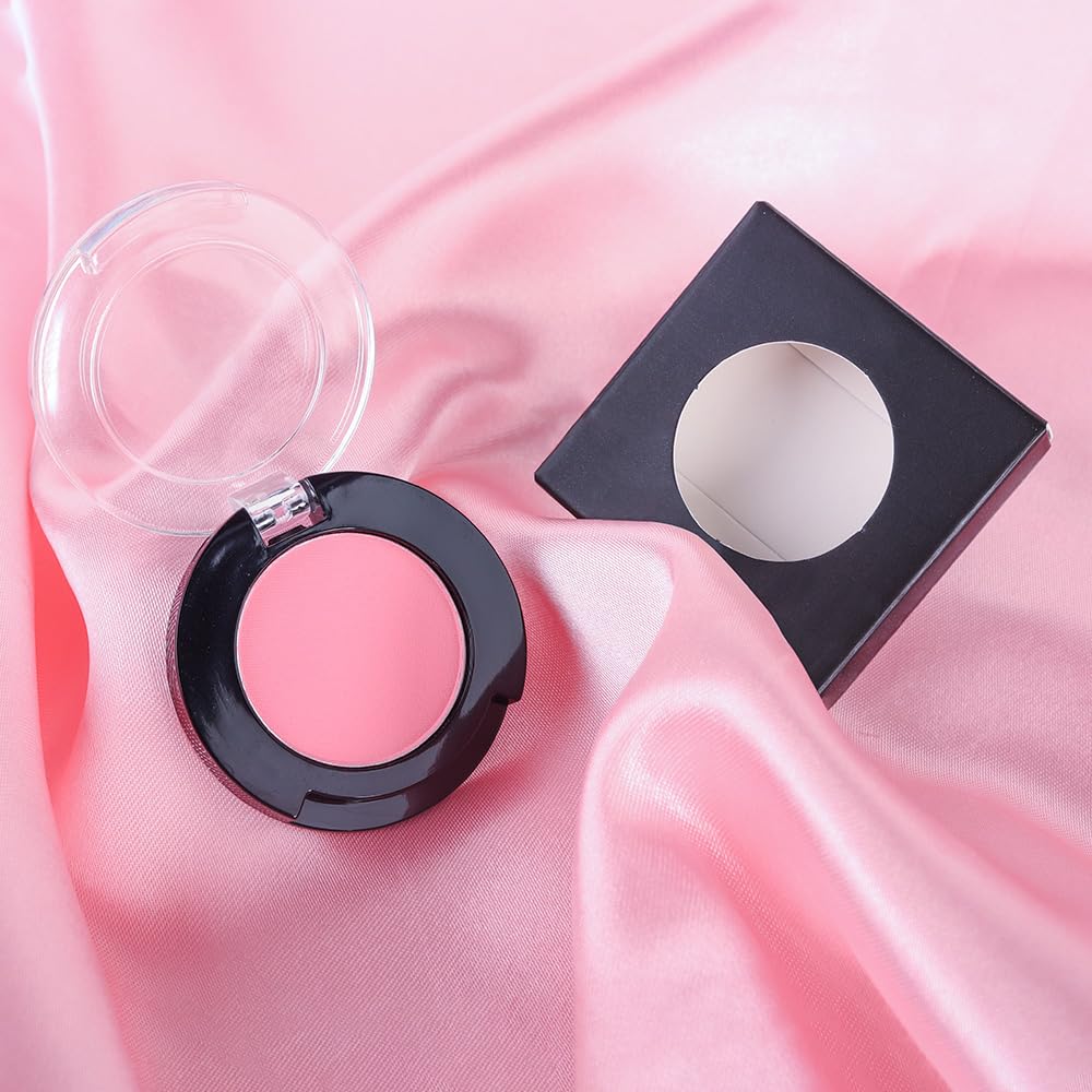 Monochrome Pressed Eyeshadow, Matte Pink Waterproof Neutral Powde Mini Eyeshadow, sombras para ojos, Talc, Paraben & Cruelty Free (C09#Matte Pink)