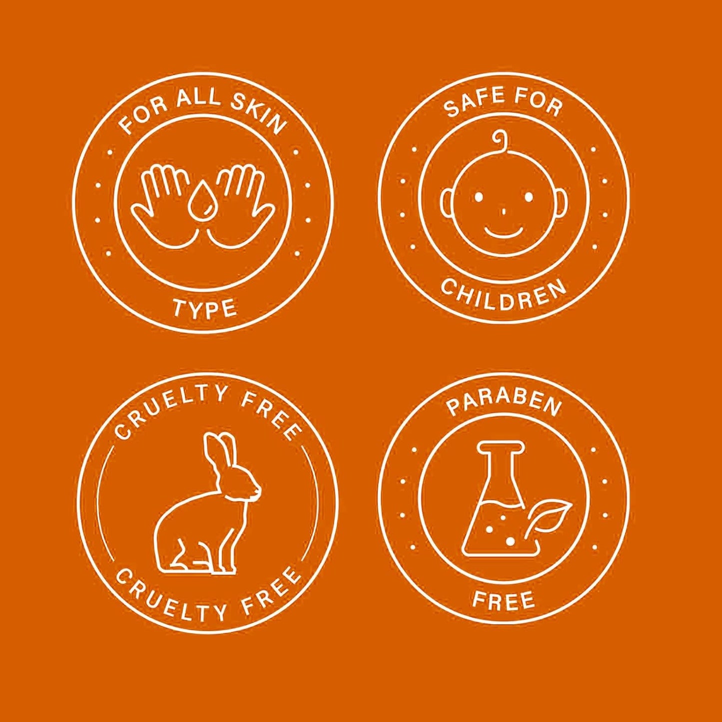 Miami Sun Natural Ghee Lip Balm, Hydrating Lip Treatment with Shea Butter & Beeswax, Organic & Non-Toxic, Best for Dry, Chapped Lips - Moisturizing, Healing, Chemical-Free Lip Repair (4 Count, Orange)