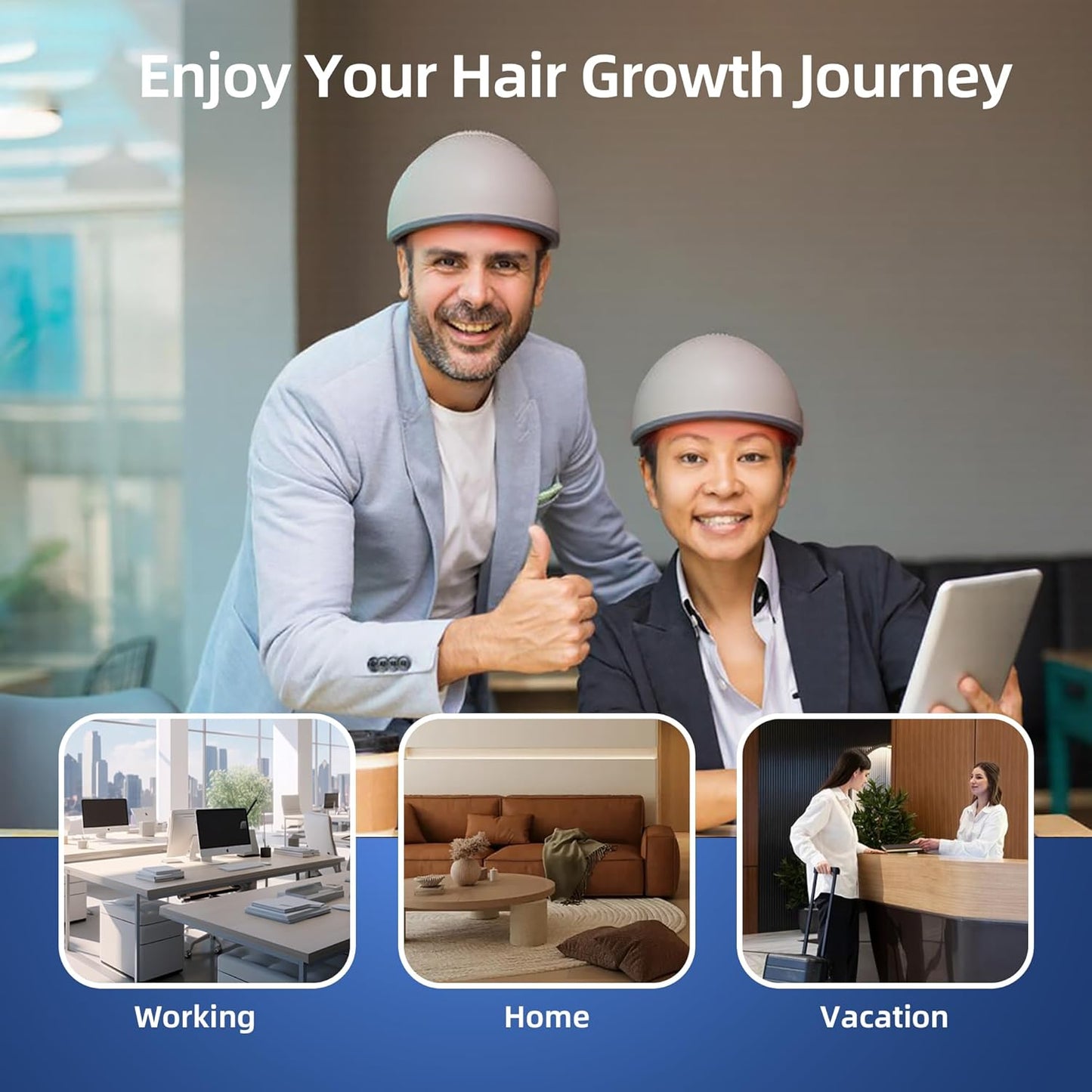 Laser Red Light Therapy for Hair Growth Device, FDA Cleared Hair Loss, Hair Growth Device