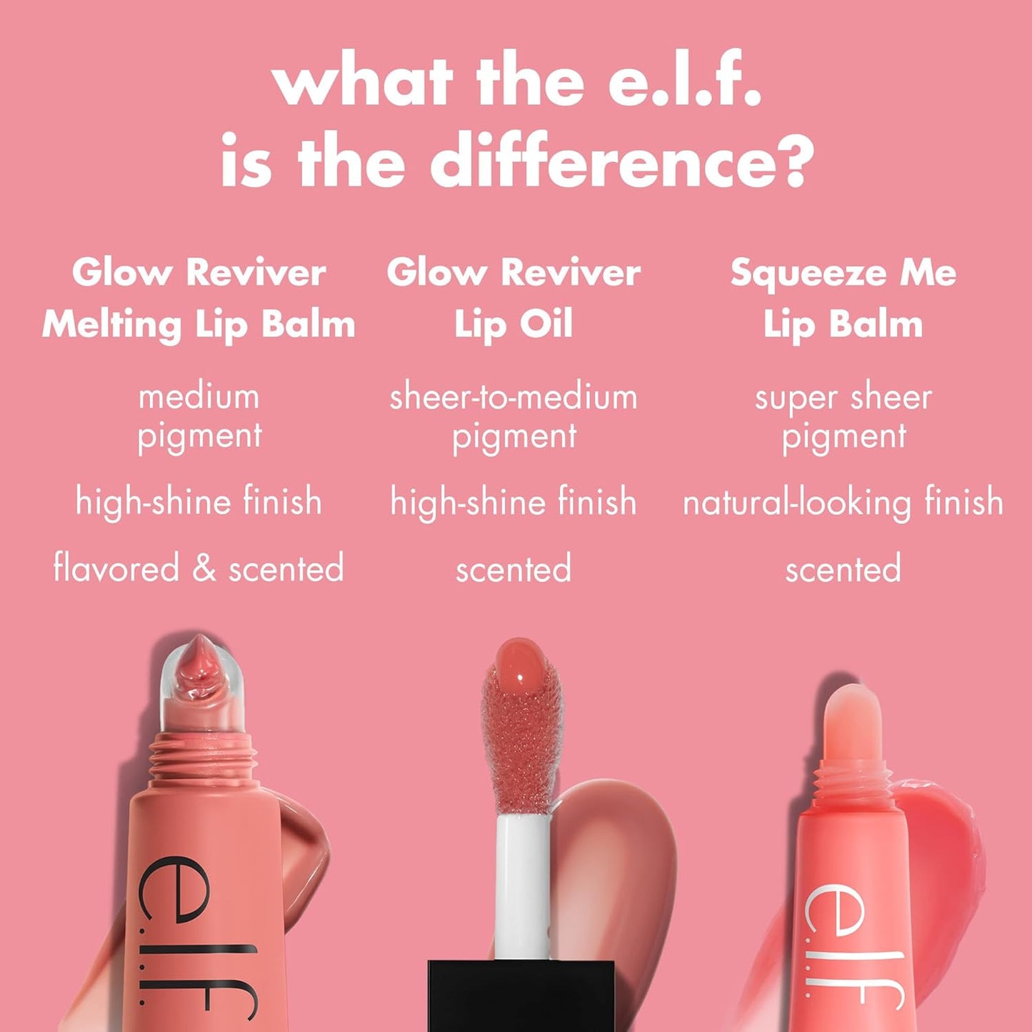 e.l.f. Glow Reviver Melting Lip Balm, Hydrating Tinted Lip Balm For A Glossy Finish & Soft, Supple Lips, Vegan & Cruelty-Free, Strawberry Shortcake