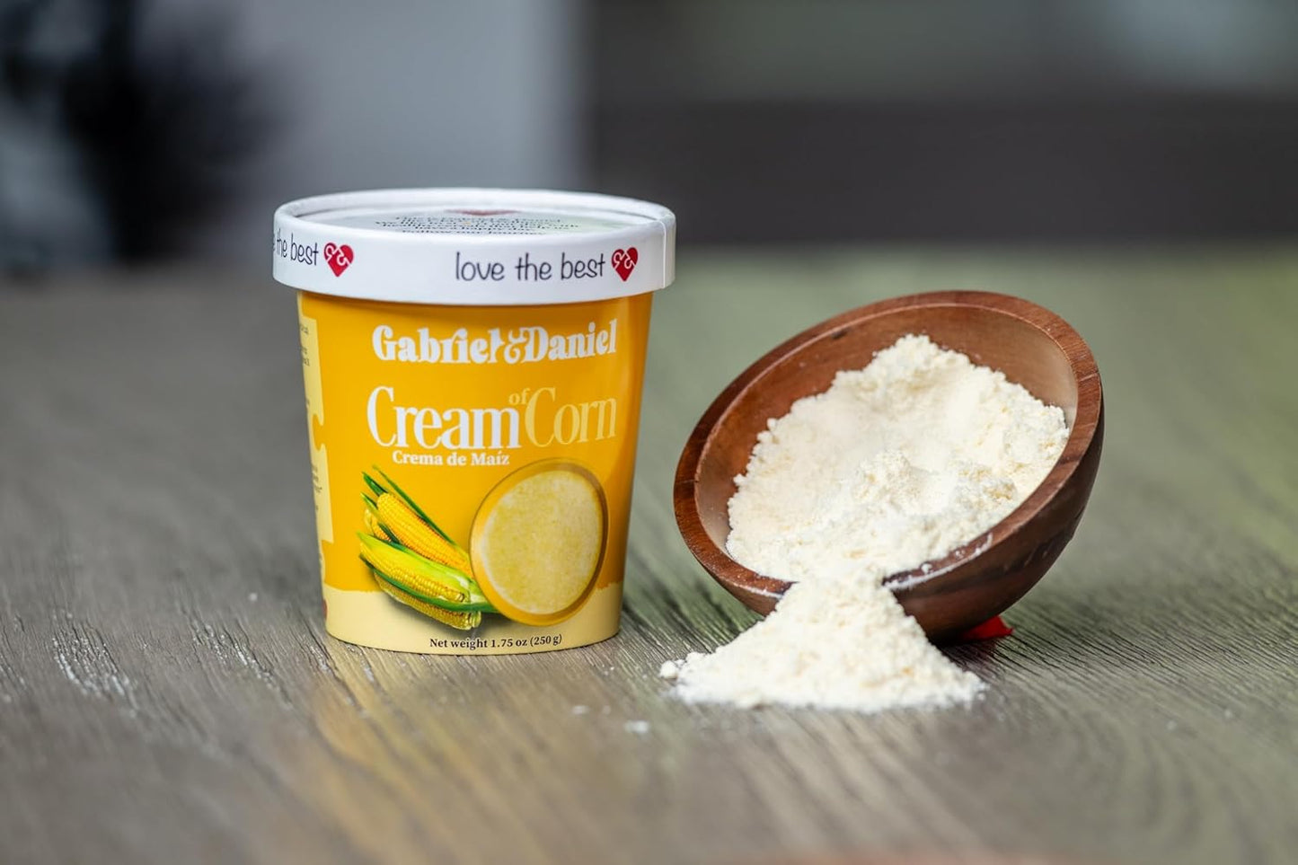 Gabriel & Daniel Gluten Free Instant Cream of Corn – Non-GMO, Pure and Wholesome Hot Cereal – Smooth & Creamy Texture with Vanilla – Microwave Cup for a Nourishing and Easy Breakfast To Go (Pack of 6)