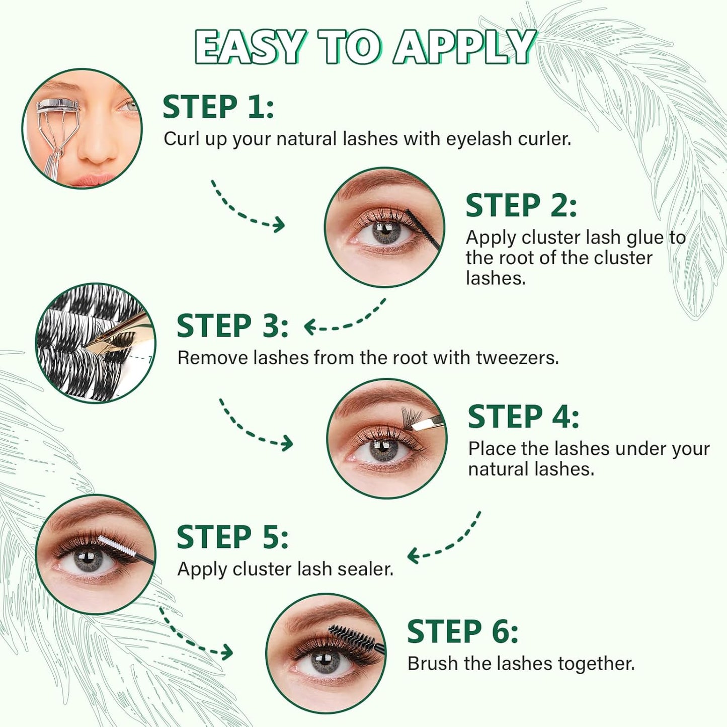 Lash Clusters 144pcs Individual Lashes D Curl 18mm Eyelash Clusters KEYYOU Air Touch Cluster Lashes Super Lightweight Soft Wispy Comfortable Easy DIY at Home(Air02-D-18mm)