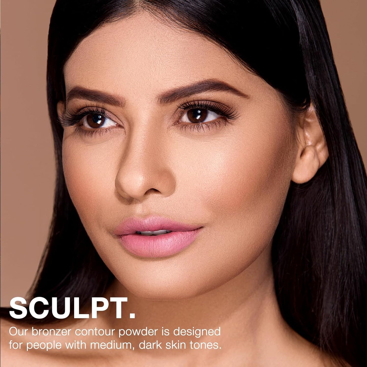 Boobeen Soft Matte Bronzer, Contour Palette for Face, Bronzing & Blush Powder for Contouring, Long-lasting Buildable Bronzed Shimmer