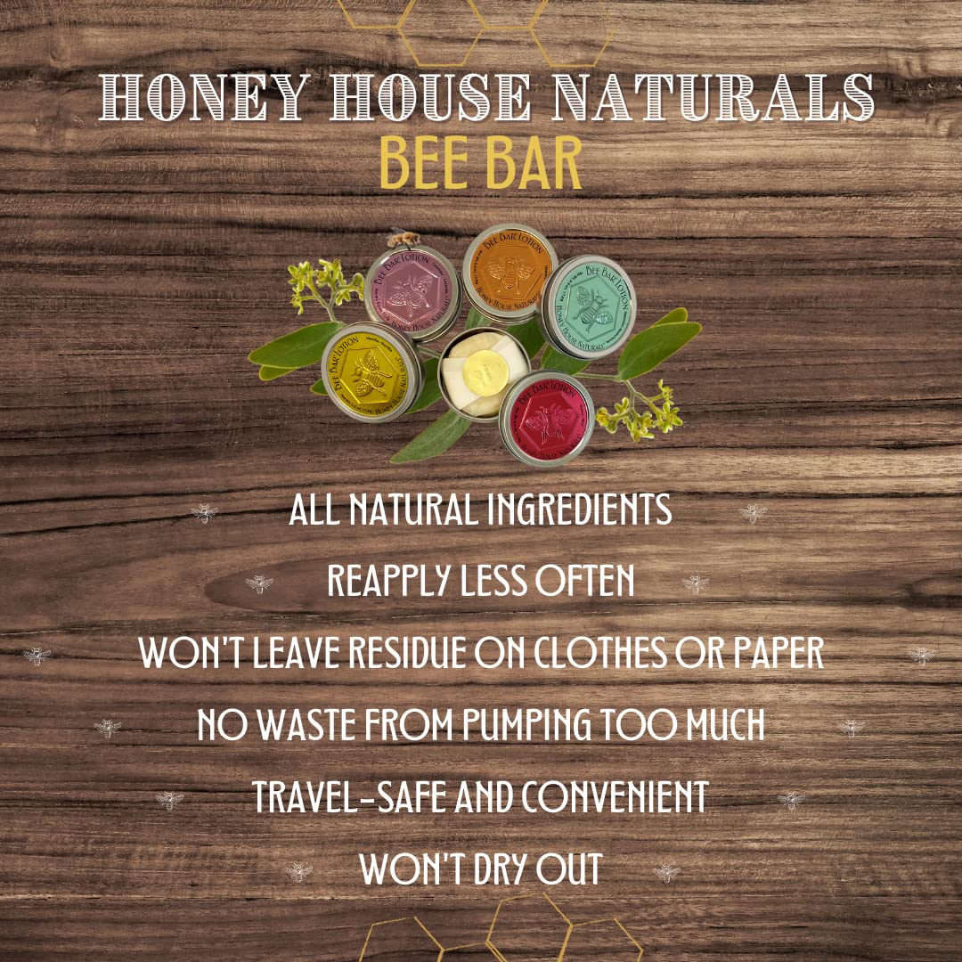 Honey House Naturals Large and Small Bee Bar Duo (Peppermint)