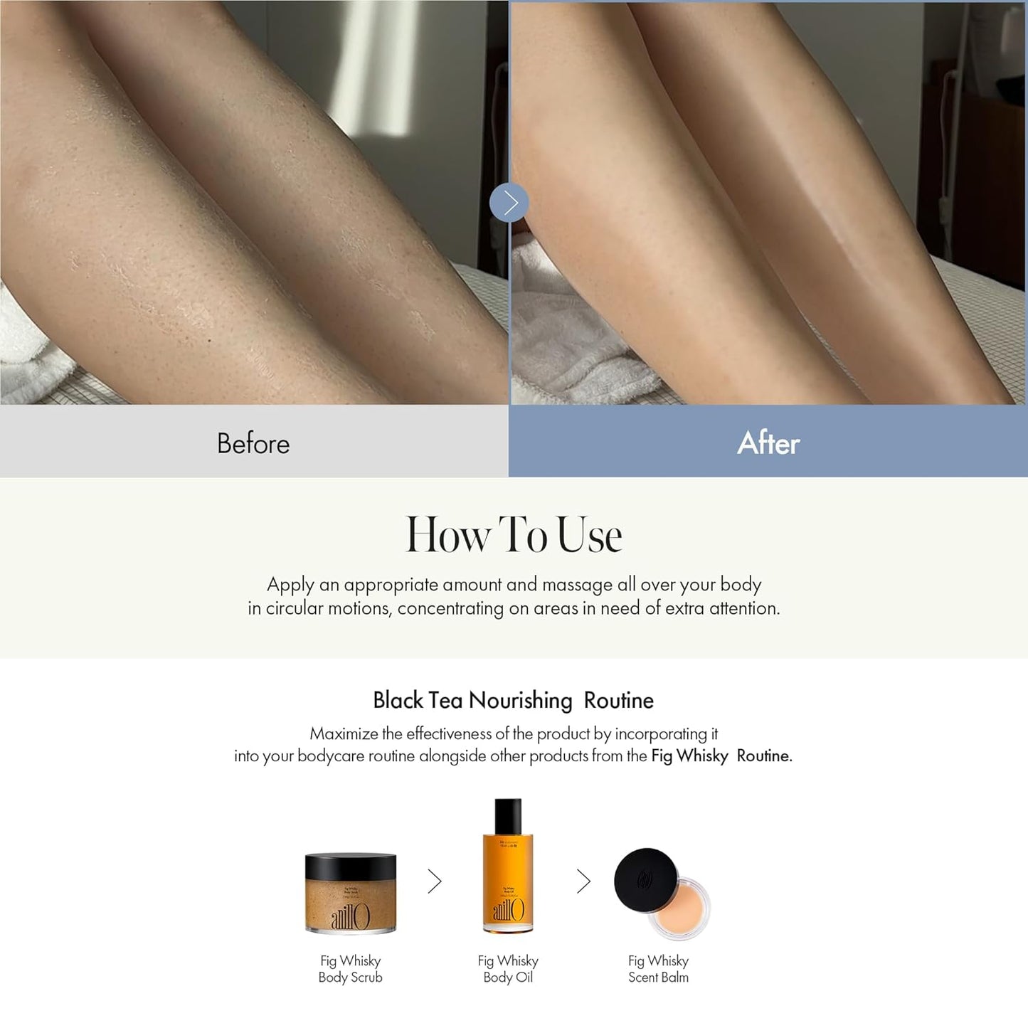 Fig Whisky Hydrating Body Oil – Fast-Absorbing & Non-Greasy Moisturizer with Fig, Argan & Jojoba Oils – Silky Smooth Glow & Deep Nourishment, Woody Scent, 3.38 fl. oz