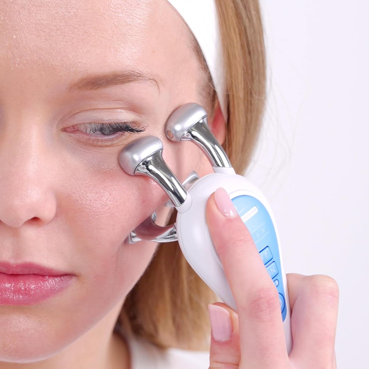 bt-Sculpt microcurrent Facial Lifting, Sculpting, and Firming with Proprietary kinesthetic Lifting for Home use. Includes Free complimentary Full Size Restyfluid