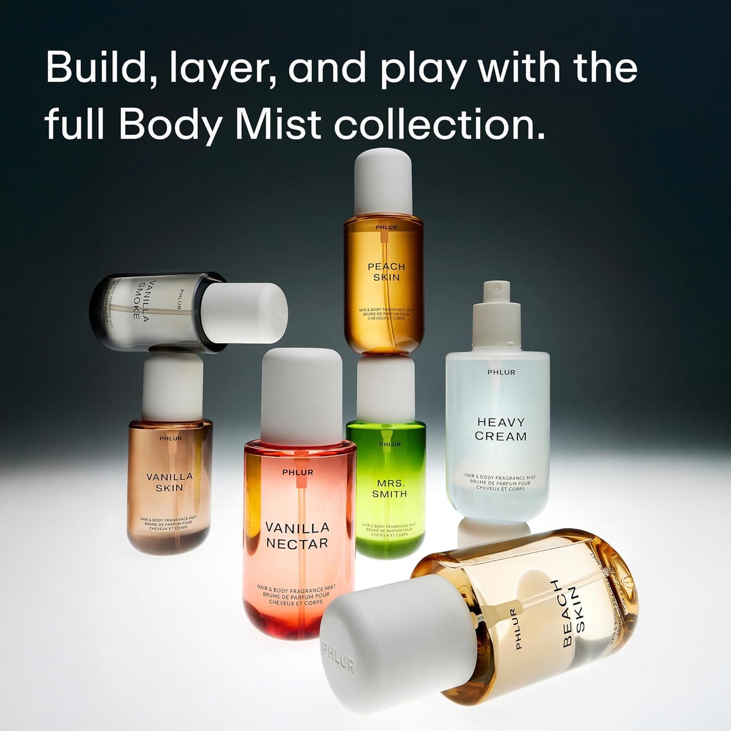 PHLUR Mrs. Smith Body Mist - Hair & Body Fragrance Mist - Apple Body Spray with Granny Smith & Pink Lady Apples, Watermelon, Apple Blossom, Pear & Musk Nectar (8 fl oz)