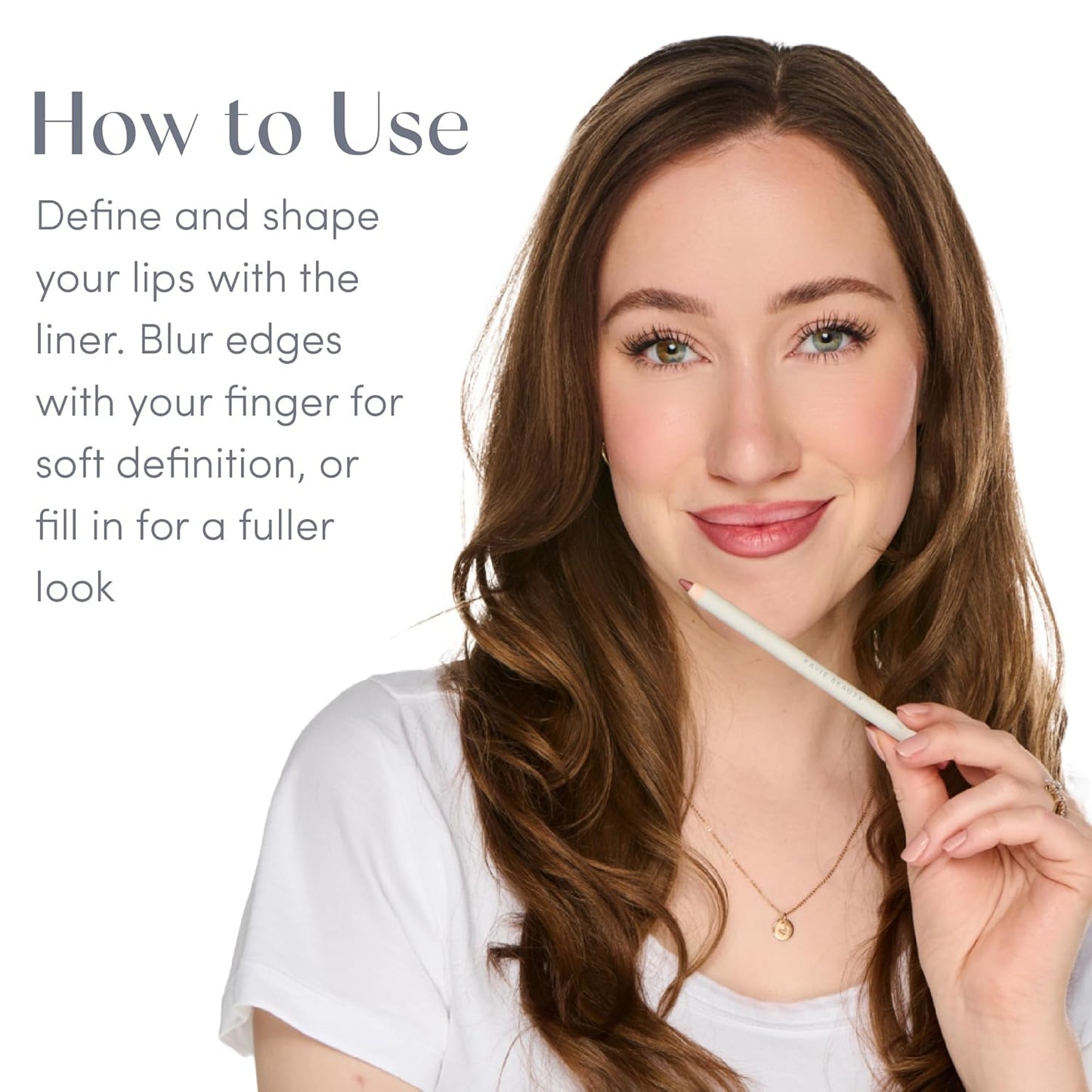 Soft Definition™ Longwear Lip Liner – Smudge-Resistant, Waterproof Precision Pencil for Effortless Shaping – Vegan & Cruelty-Free All-Day Wear Lip Definition (Fig)