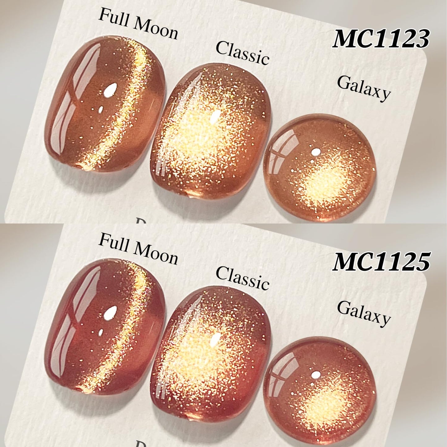 Double Rhythm 6 Colors Cat Eye Gel Polish Set Shimmer Glitter with Magnet Holographic Reflective Magnetic UV Nail Art Kit (6-Kit 42)