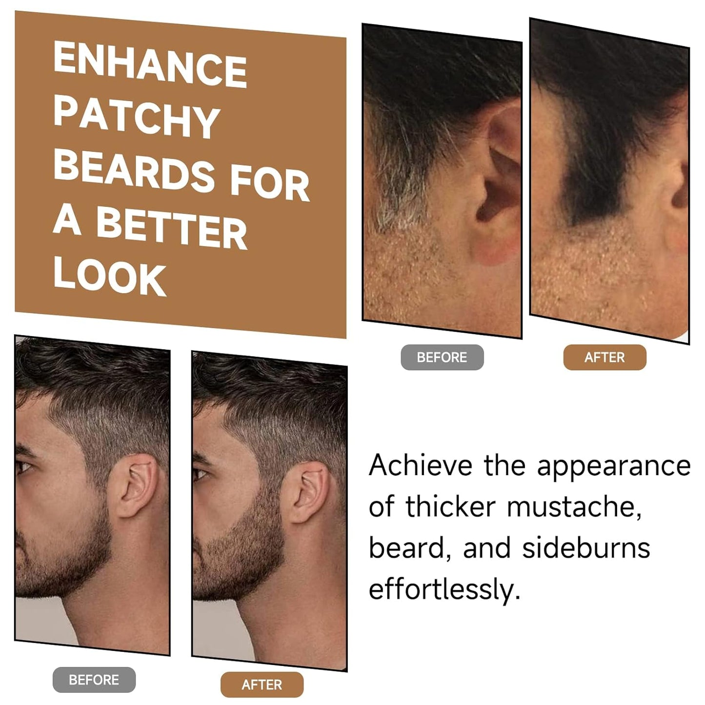 Root Touch Up Powder, Instantly Gray Hair Cover Up, Women Color Root Coverage Shadow Powder for Thinning Grey Hairline, Men Roots Concealer for Hair Loss Beard Line Eyebrow, Auburn