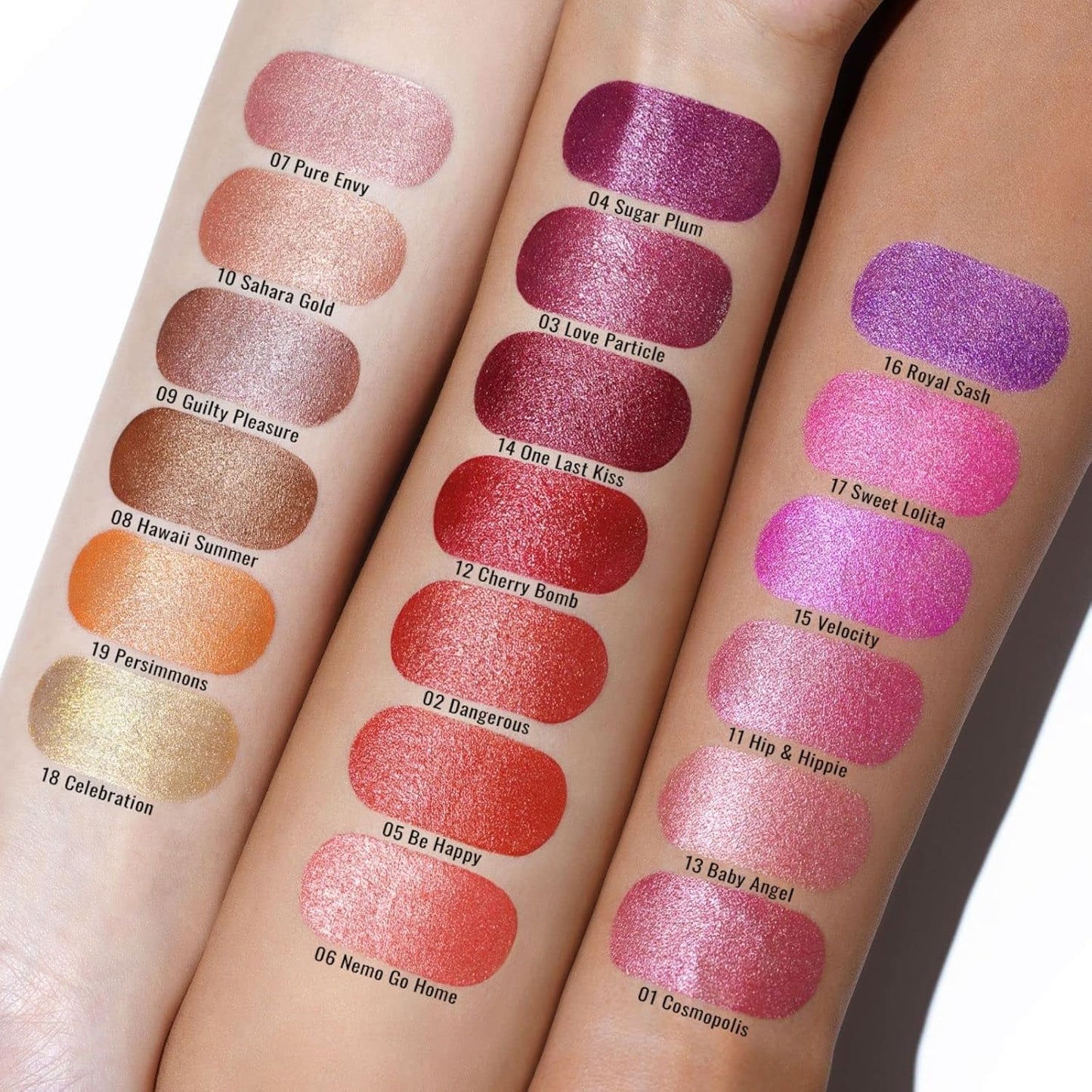 Oulac Purple Lipstick for Women with Metallic 3D Shine, Lightweight Hydrating Formula, High-Impact Lip Color, Vegan Beauty, Full Coverage Lip Makeup, Royal Sash (16)