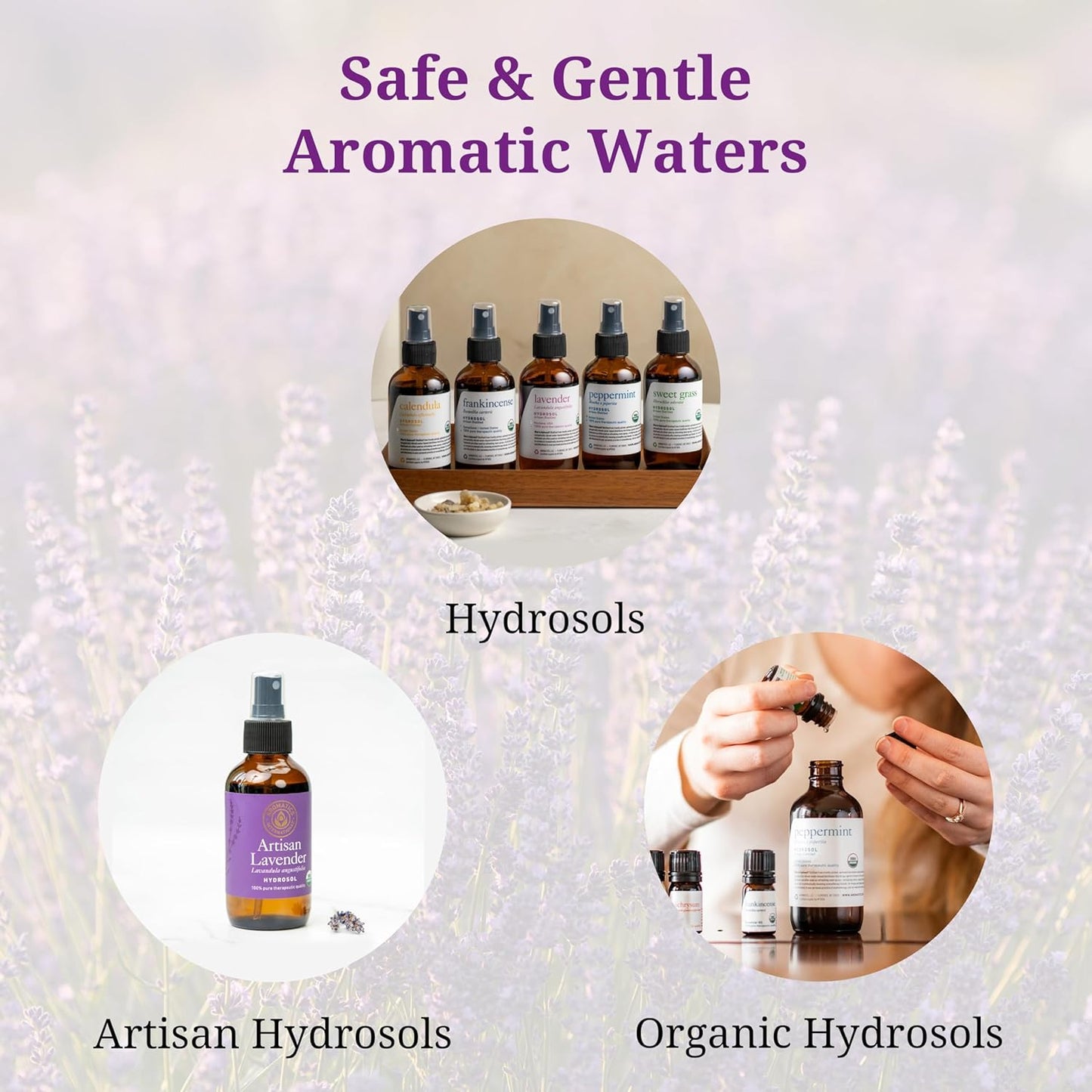 Aromatics International Rosemary Hydrosol 100ml | Herbal Aromatic Mist for Home Spaces