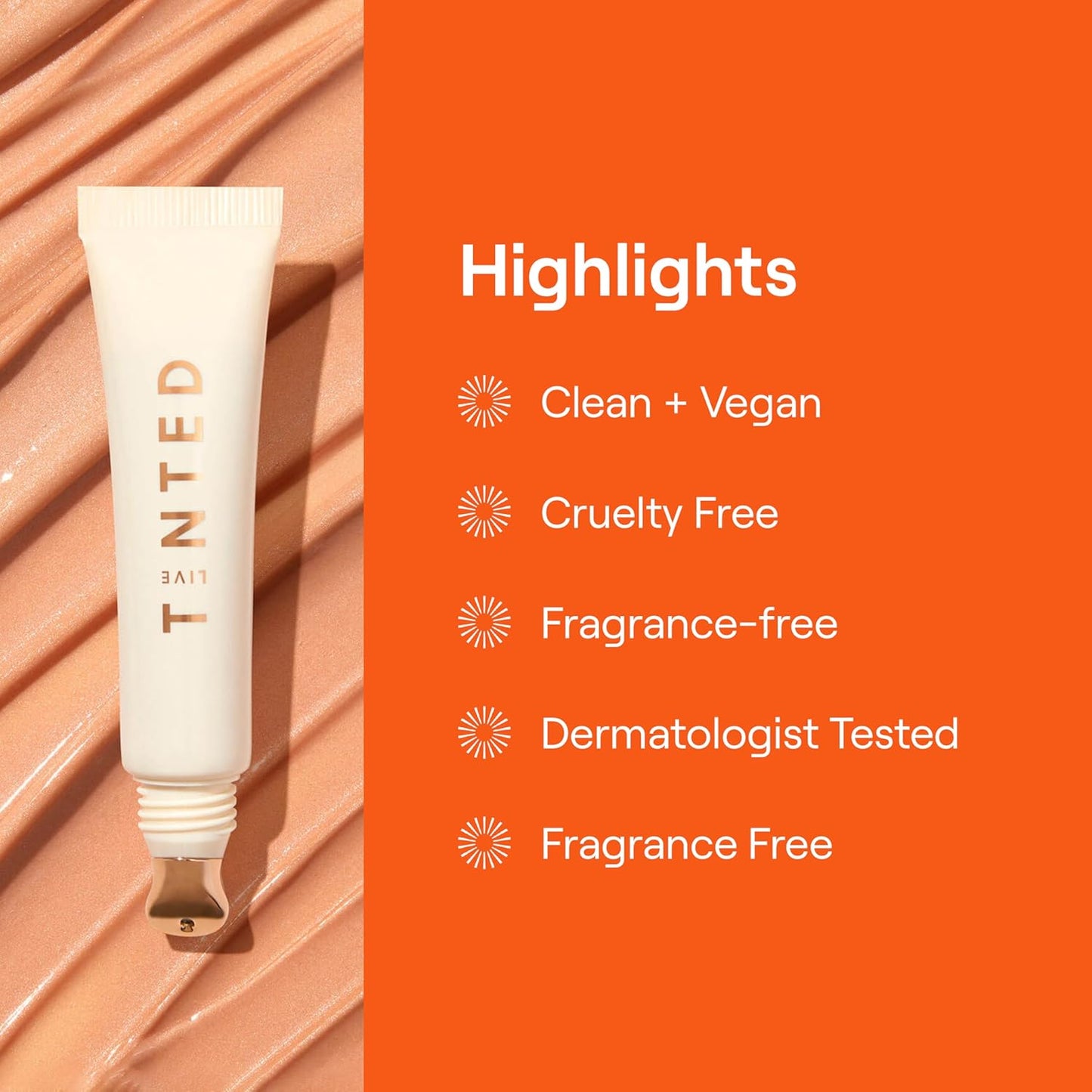Live Tinted Superhue Brightening Eye Cream - Instantly Refreshes and Brightens - Hydrating & Soothing - Cooling Applicator - Niacinamide & Vitamin C 0.5 fl oz