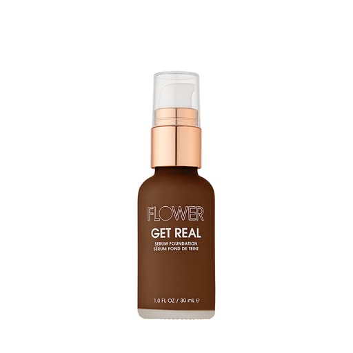 FLOWER Beauty Get Real Serum Foundation - Espresso 1 Count (Pack of 1)
