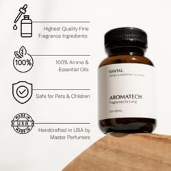 Aromatech Coconut & Peach Nectar Aroma Essential Oil Blend: Hotel Inspired Aromatherapy with for Ultrasonic Diffusers & Nebulizers - 16.9 fl oz, 500 mL