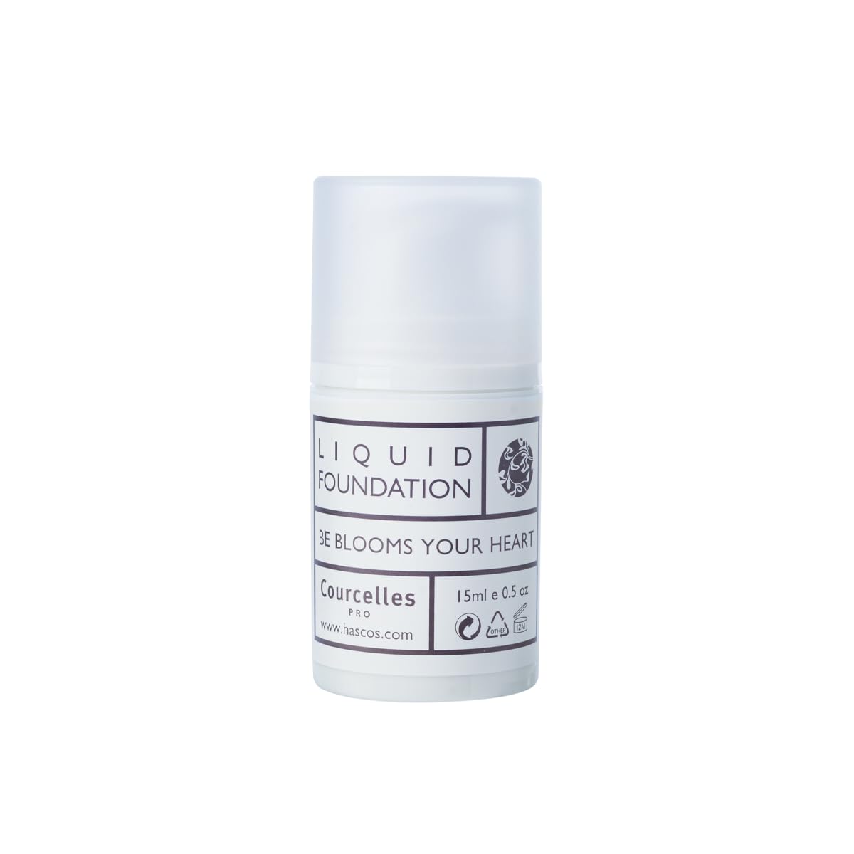 [Courcelles] Liquid Foundation 15ml (0.507oz) [K-Beauty] Made in Korea (NO.200-Light Beige)