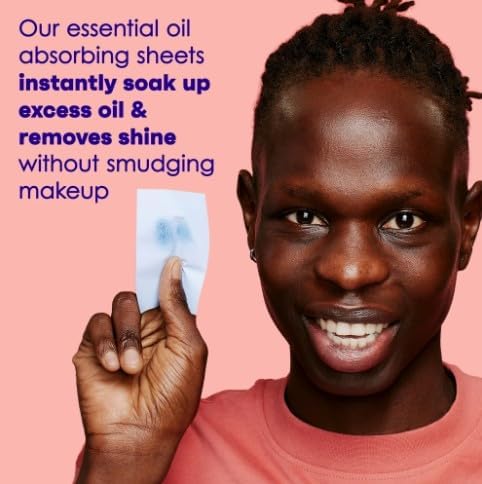 5Packs Oil Blotting Sheets for Face Soft Oil Control Film Blotting Papers for Face Remove Excess Shine Oil Absorbing Oil Blotting Sheets for Oily Skin Care,Beauty and Personal Care,Makeup and Tools