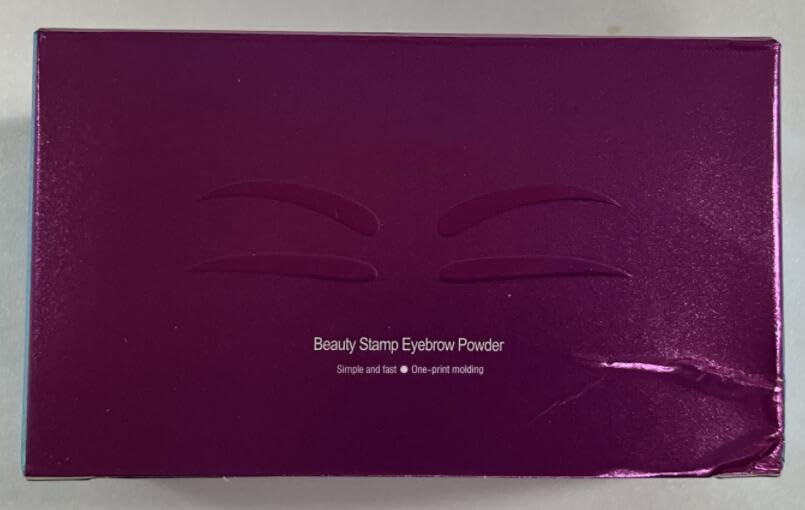 Boobeen Eyebrow Seal Stamp Powder - Waterproof 3 Seconds Eye Make Up Nature Coloring Kit - Creates Natural Looking Brows for Makeup Beginners
