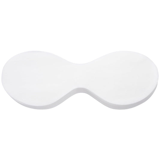 100 Sheets Disposable Non Woven Eye Care, Cotton Paper Facial Eye Pads Spa, DIY Clear Eye Mask Paper Beauty Sheets for Skincare Spa Wrap Moisture Retention