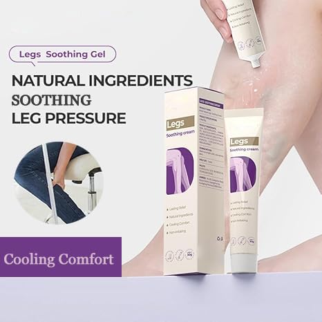 Soothing Leg Cream,Varicose Relief Cream,Cooling Gel For Varicose Veins Tr-eatment For Legs,Naturaly Plant-Based Ingredient 2pcs