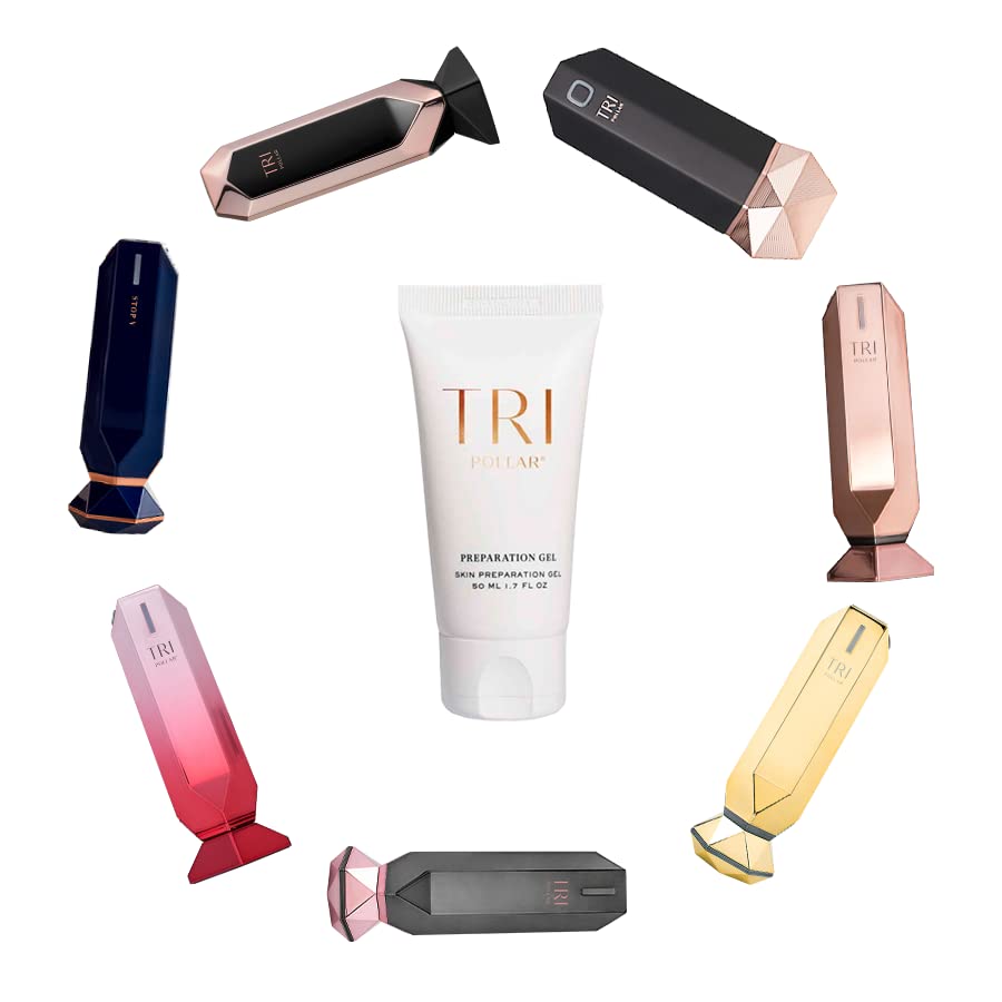 TriPollar Stop Preparation Gel 50ml - High Radio Frequency Skin Tightening Facial Machine Gel - Professional Home RF Anti-Aging Formula - Compatible Stop Devices - FDA Cleared