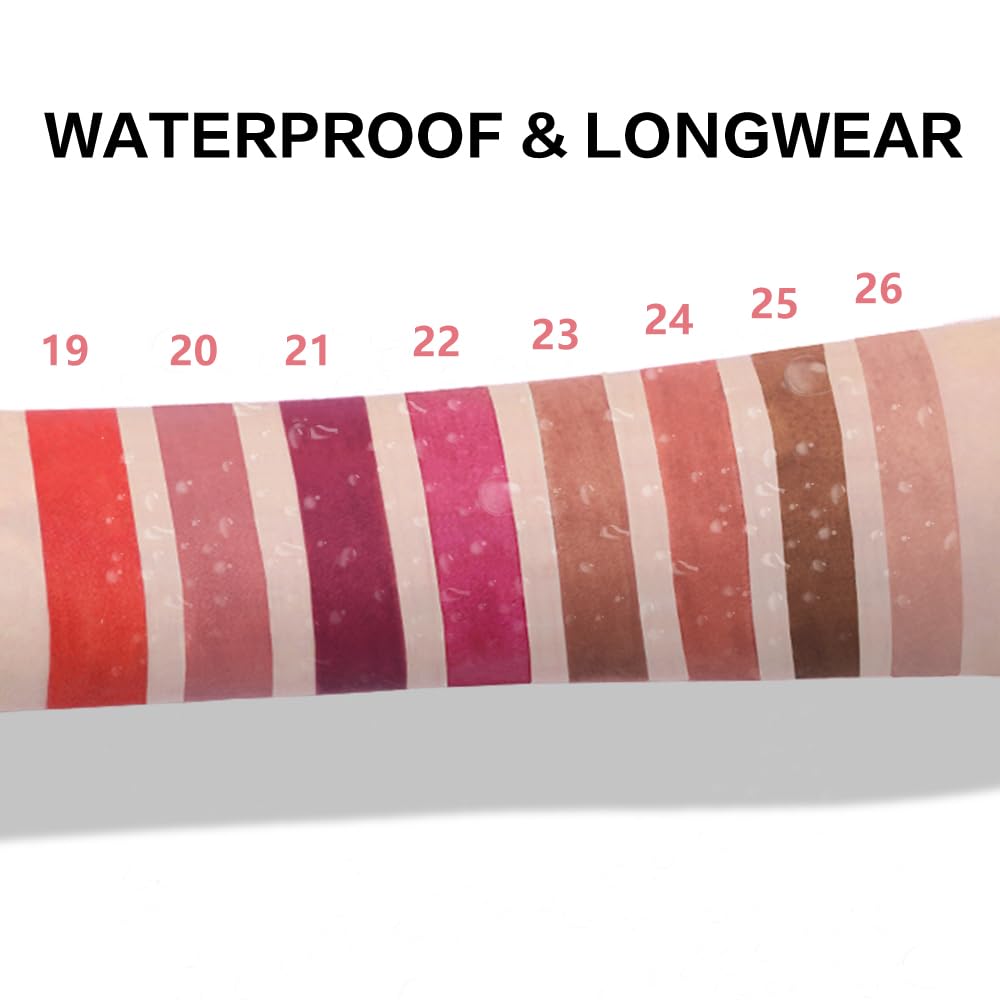 BINGBRUSH Lip Crayons Matte Longwear Lipstick Pack Set,Moisture Smooth Lipliner With Built-in Sharpener Ultimate Super Stay Ink Lip Crayon for Makeup- Waterproof Velvet Lipgloss Lip Stain(26#Salmon)