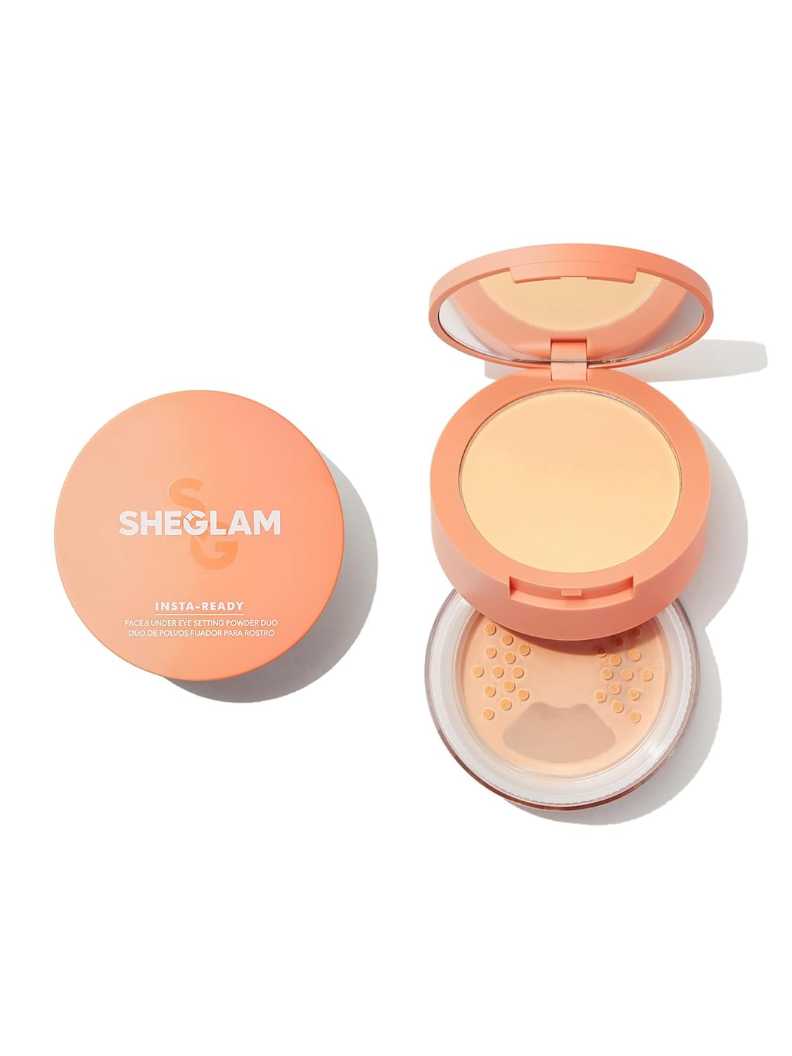 SHEGLAM Insta-Ready Face Powder Loose Under Eye Setting Powder - Toasted Almond