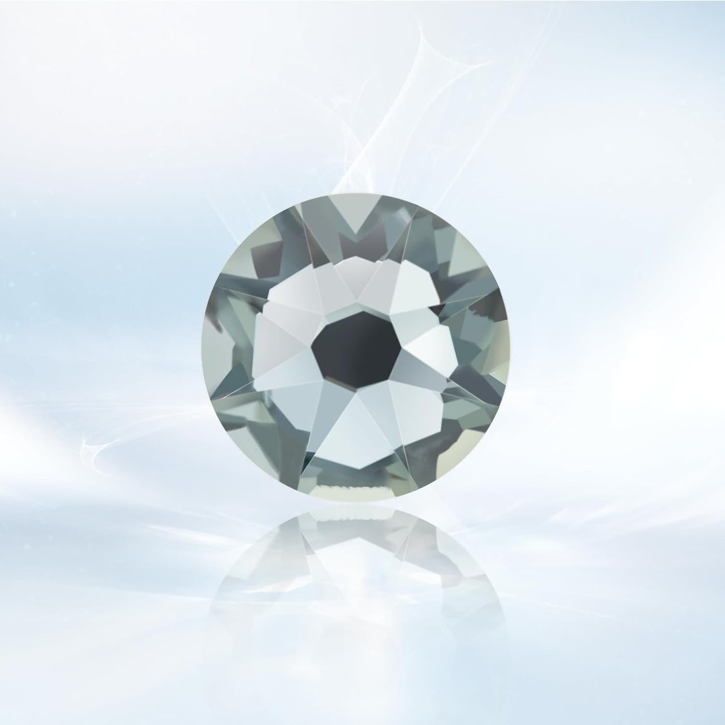 Novani Gray Rhinestones 1440pcs Flat Back Round Rhinestone Style 2088 Sparkly Crystal Gemstones for Nail Art and Crafting SS20,4.6-4.8mm