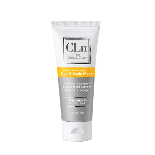CLn® Hair & Scalp Mask Conditioner - Deep Conditioner for Hair & Scalp Prone to Dryness & Damage, Paraben-Free & Dye-Free, Scented by Eucalyptus, 6 fl. oz.