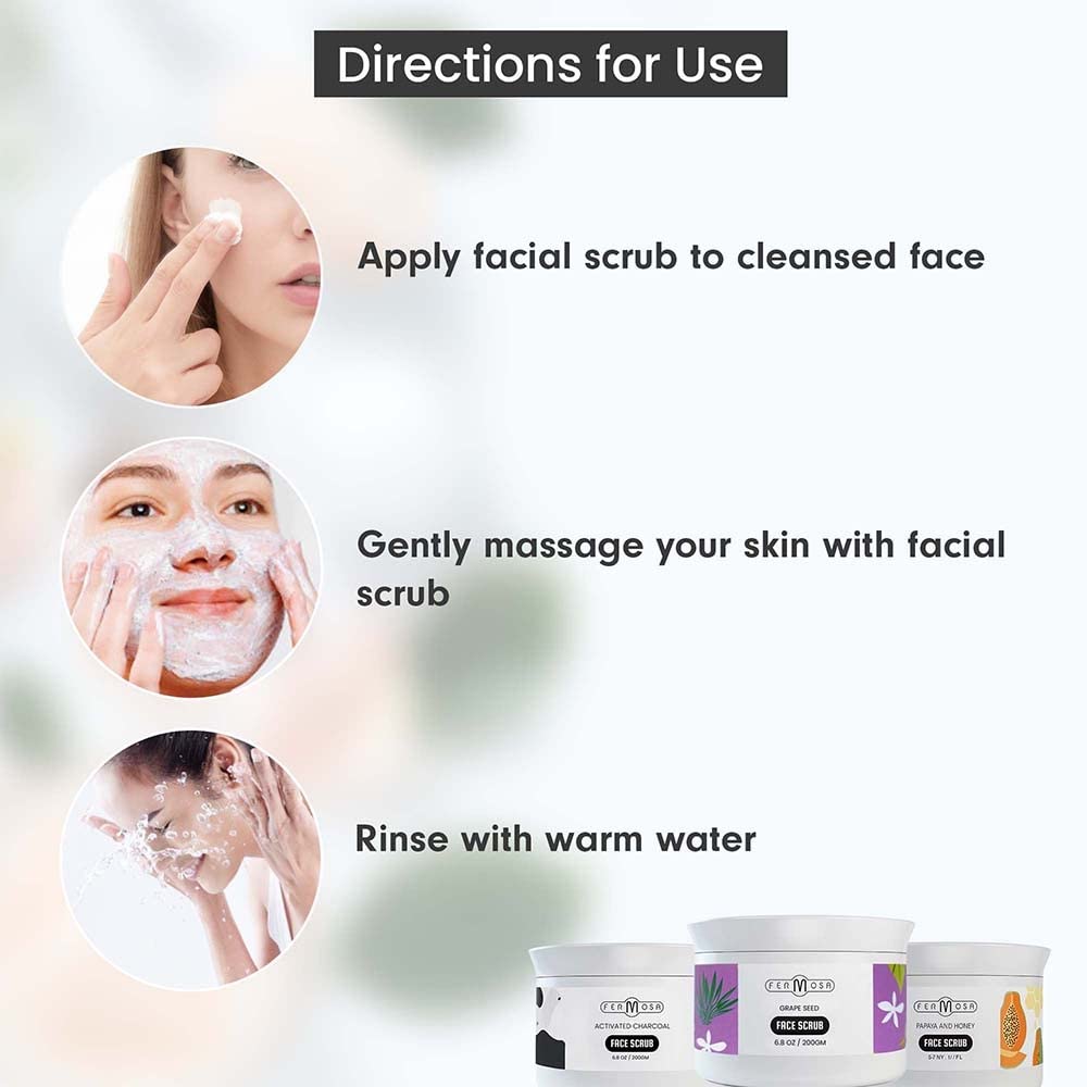 Fermosa Exfoliant Facial Scrub Set