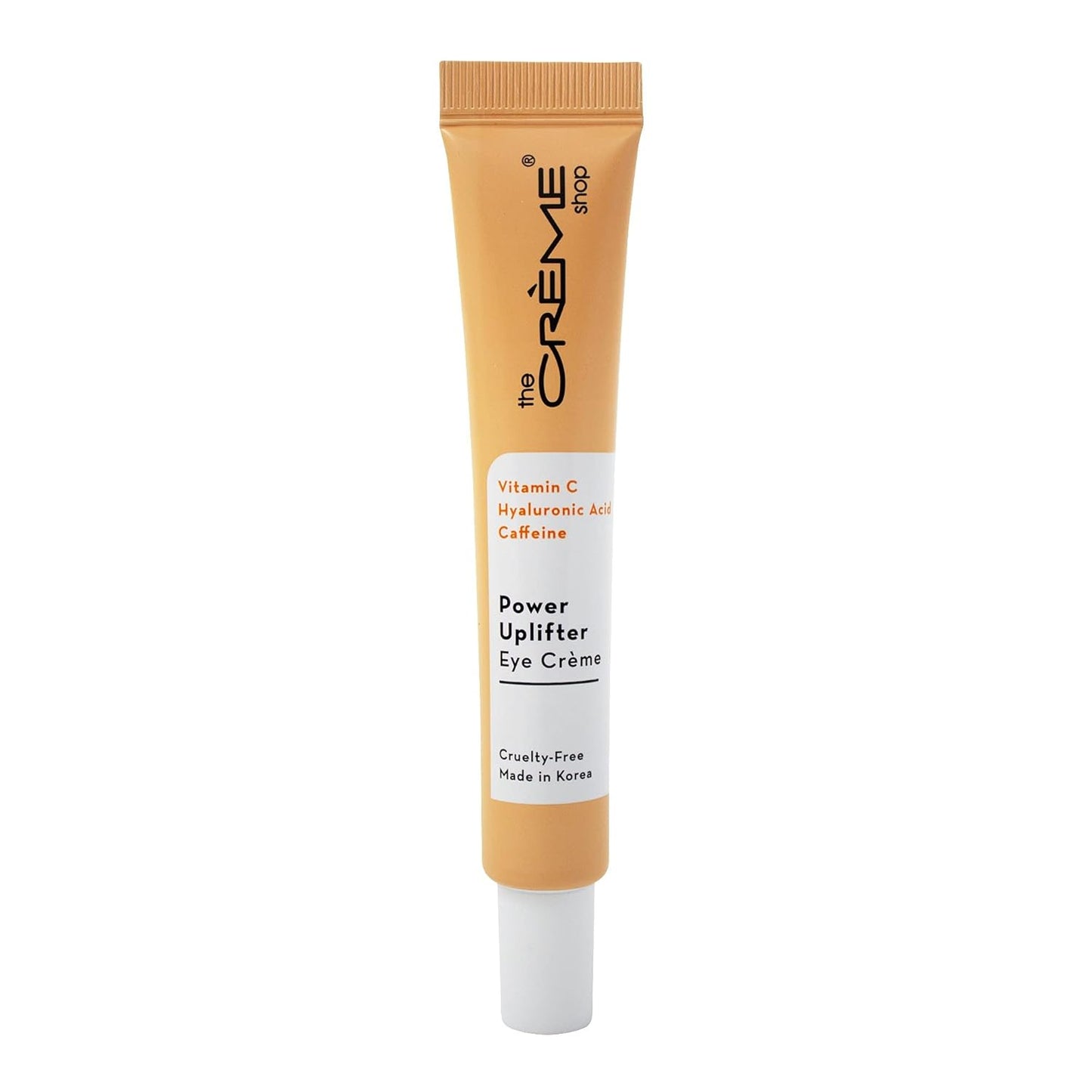 The Crème Shop │Power Uplifter Eye Crème With Vitamin C, Hyaluronic Acid, Caffeine For Depuffing & Hydrating