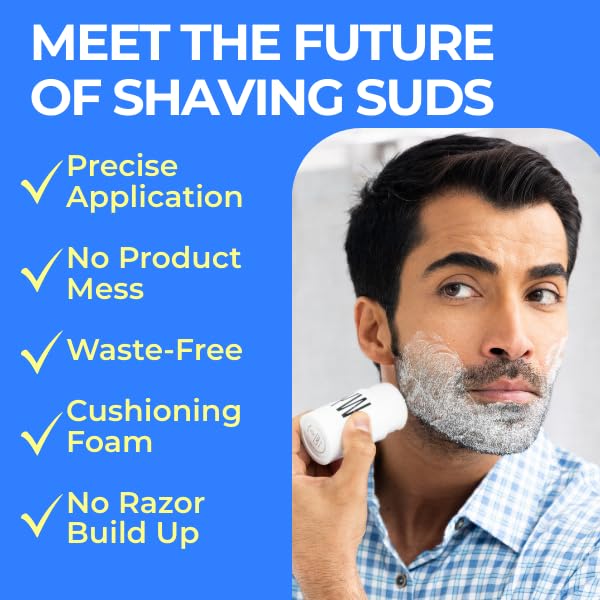 WYOS Shaving Cream Stick, 2 Pack, Shaving Soap Bar, Shave Stick, Travel Shaving Cream, Leak & Mess Free, Hydrating Smooth Lather, Sensitive Skin, Travel Size, Clean Formula, Sulfate & Paraben Free