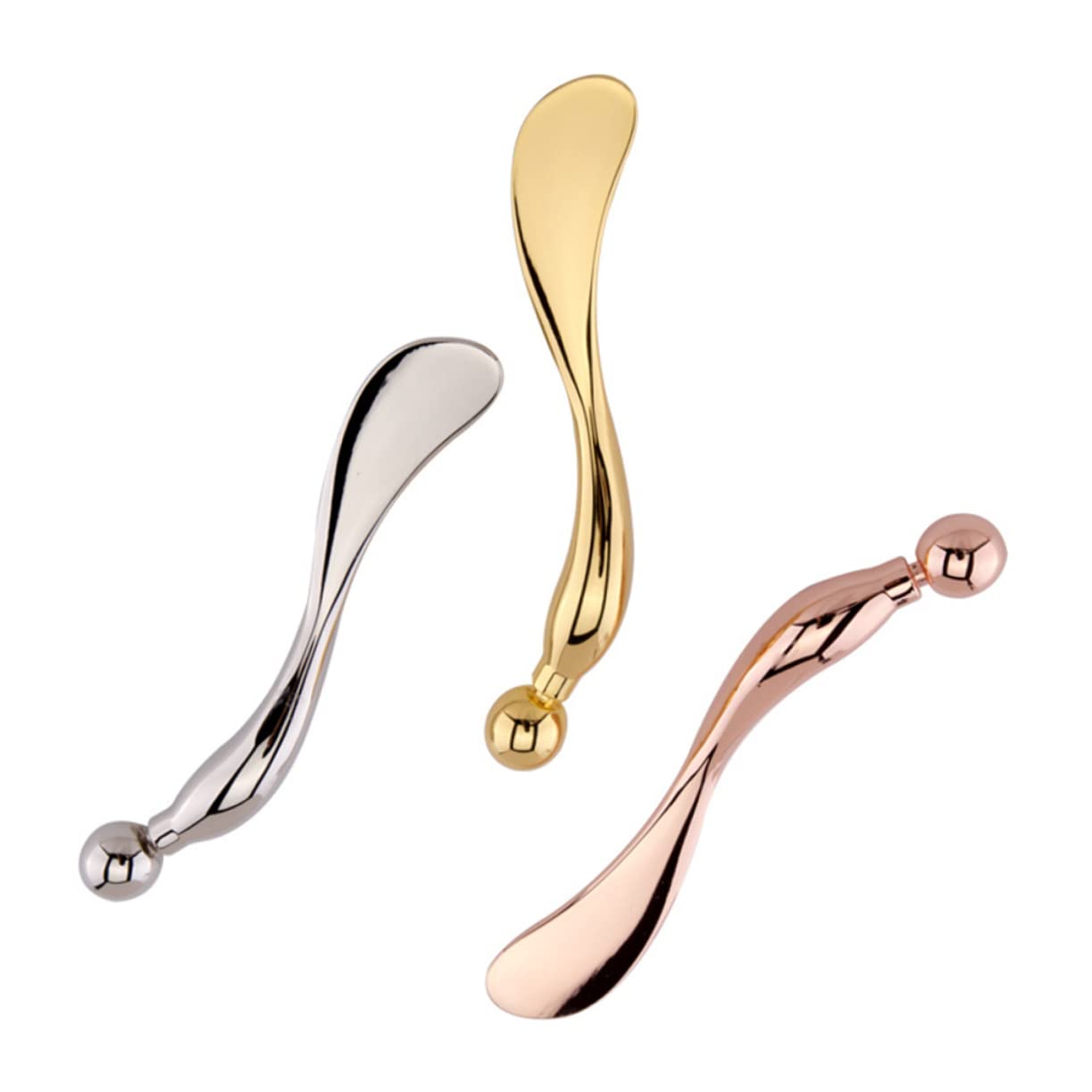 eye massage tool Anti Wrinkle Eye stick Dark Circle Remover Massager Eye Cream Wand eye Massage Sticks Eye Cream Applicator anti aging eye Massager Facial Mask Spoon fish shape