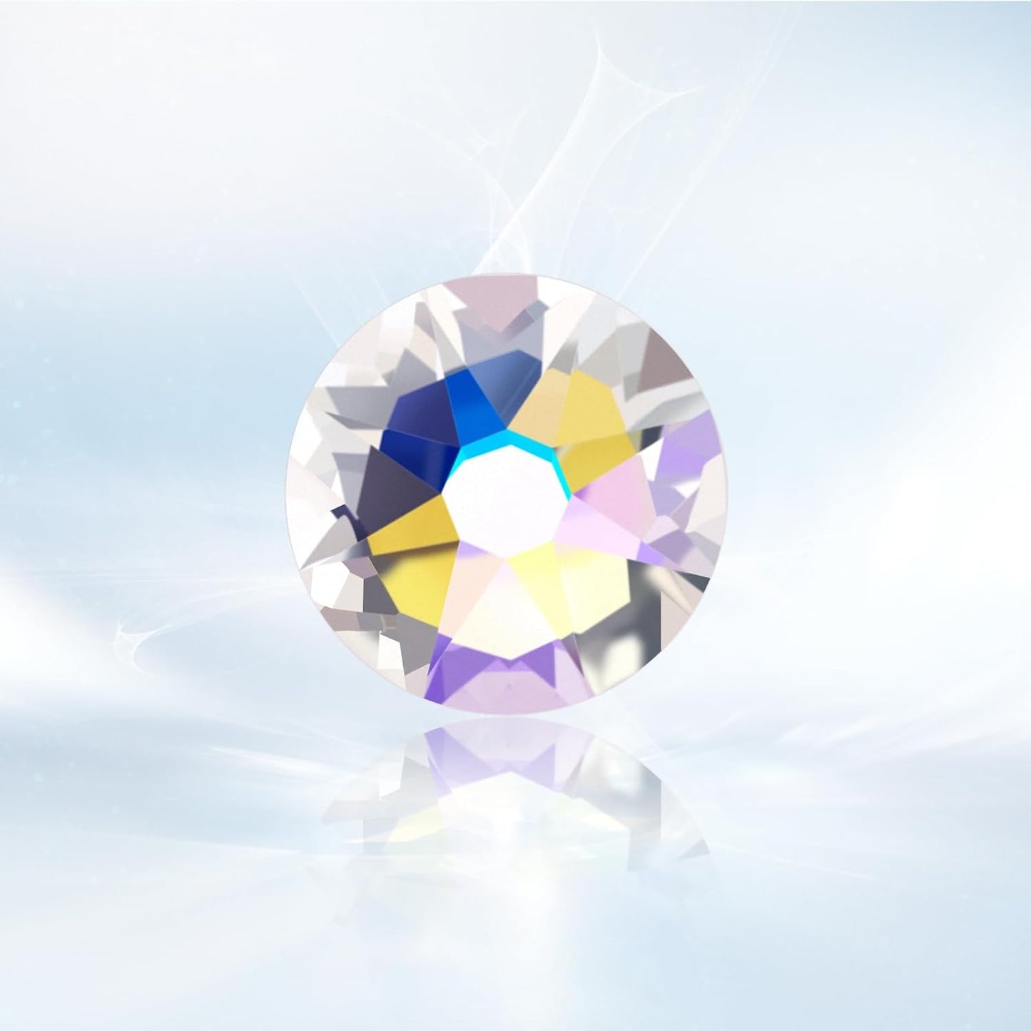 Novani Moon Night Rhinestones 1440pcs Flat Back Round Rhinestone Style 2088 Sparkly Crystal Gemstones for Nail Art and Crafting SS16,3.8-4.0mm