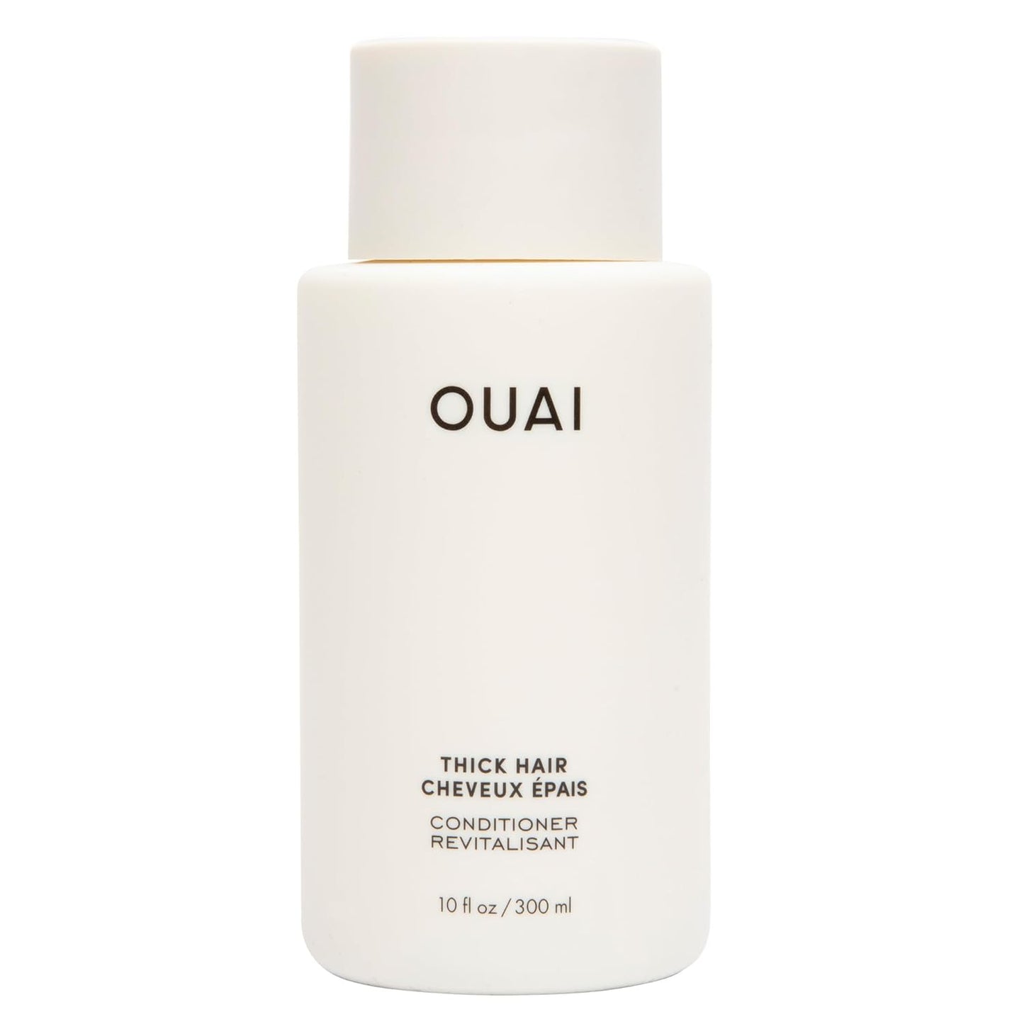 OUAI Thick Hair Conditioner - Moisturizing Conditioner for Dry, Frizzy Hair - Keratin, Marshmallow Root, Shea Butter and Avocado Oil - Paraben, Phthalate & Sulfate Free (10 Oz)