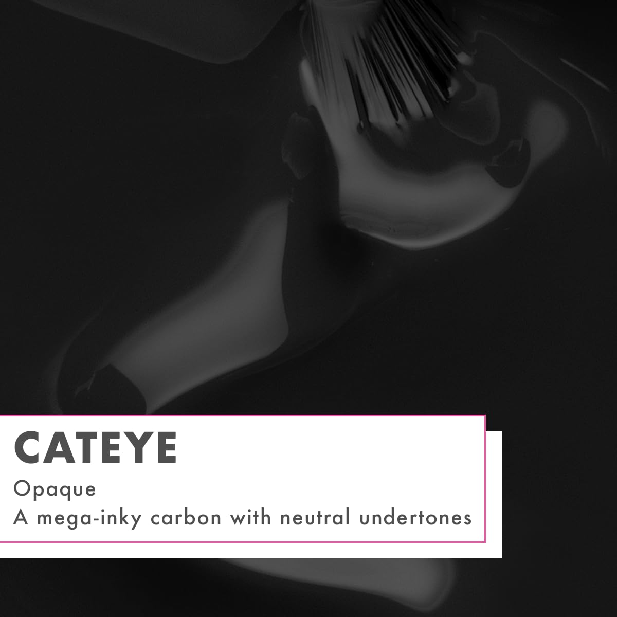 Olive & June Quick Dry Nail Polish | Instant, Fast-Drying, Smudgeproof Color | 15-free, Vegan, Cruelty-Free Formula | Lasts up to 5 Days | Salon-Quality Manicure Pedicure at Home | Cateye Inky Black