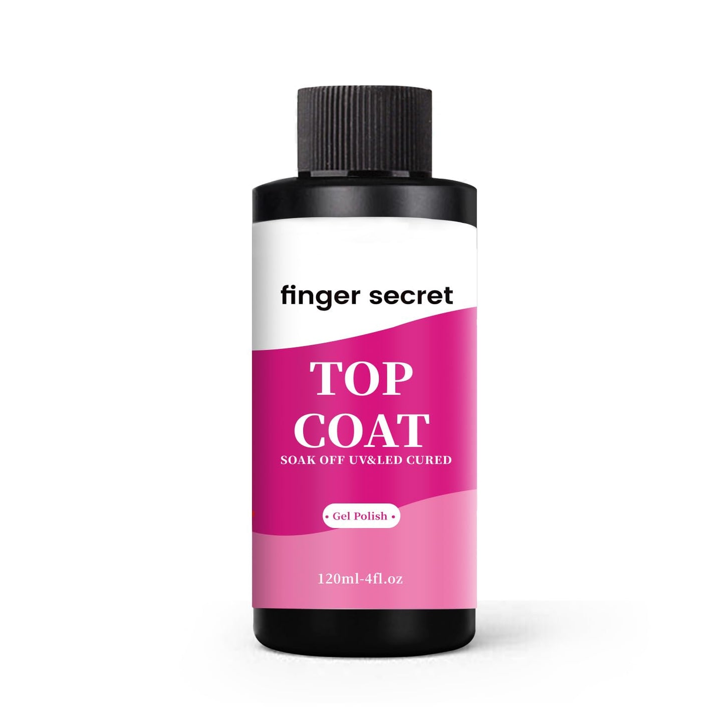 120ml/4floz Top Coat for Gel Nail Polish,Quick Dry Clear Nail Polish,Nail Supplies for DIY in Salon or Home Use.