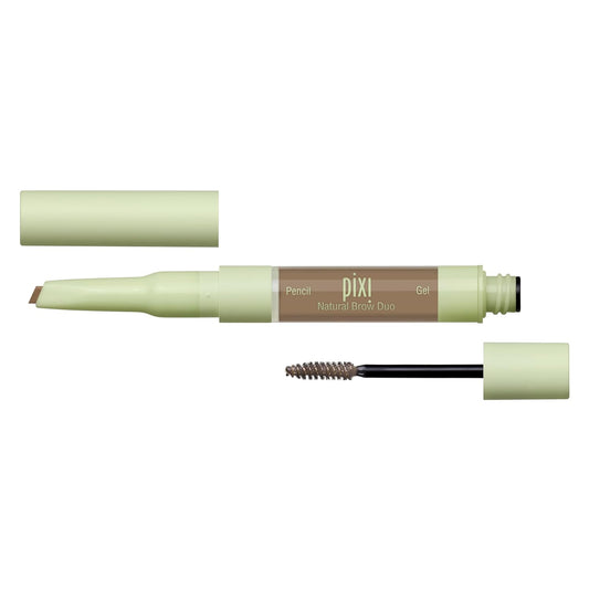 Pixi Natural Brow Duo - Natural Blonde, Precision Pencil & Tinted Gel, Waterproof Brow Shaper for All-Day Hold, Paraben-Free, 0.2oz