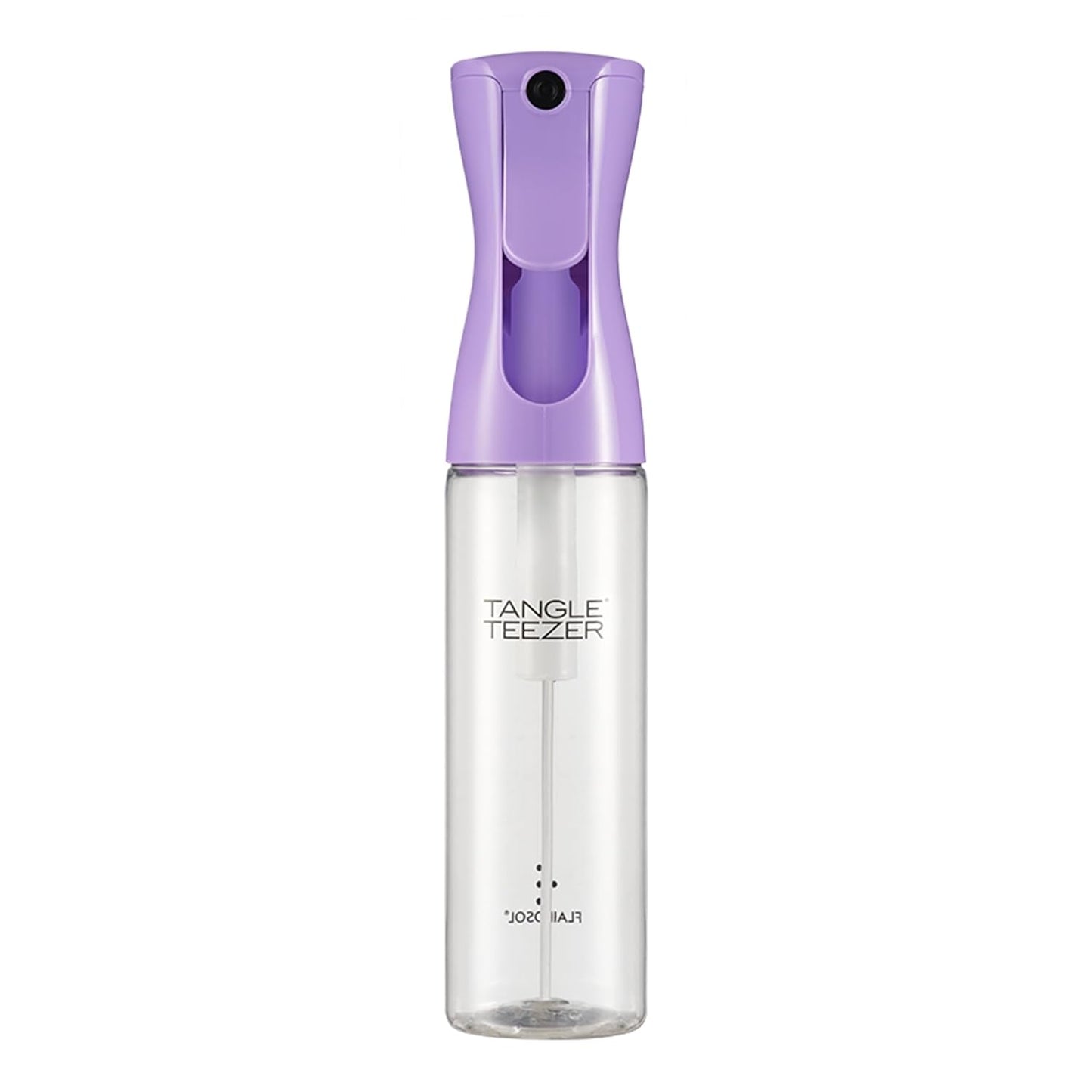 TANGLE TEEZER Fine Mist Continuous Spray Bottle, Reusable and Refillable, for Hair Detangling and Styling, 10.1 oz, Lilac